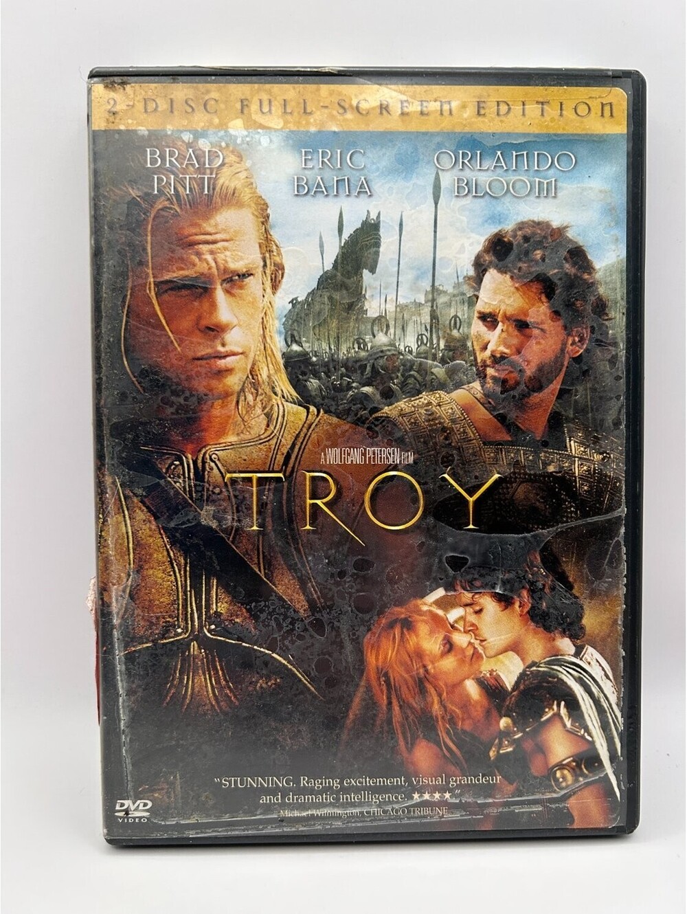 Troy DVD Full Screen Edition Brad Pitt 2004 Action & Wolfgang Petersen